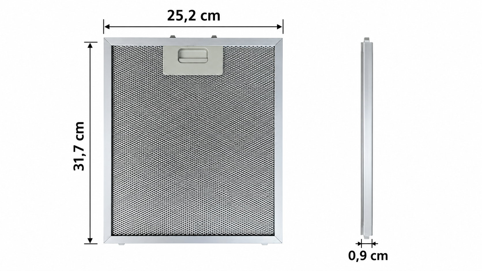 Kit 3 Filtros Metálicos Originais Suggar Slim 80cm - Imagem 2
