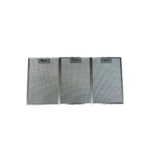 Kit 3 Filtros Metálicos para Coifa Kitchens 36,5 x 24,5 cm